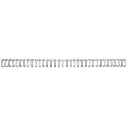 GBC Drahtbinder&uuml;cken 8mm A4 RG810597 silber, 34 Ringe 100 St&uuml;ck