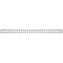 GBC Drahtbinder&uuml;cken 9.5mm A4 RG810697 silber, 34 Ringe 100 St&uuml;ck