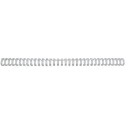 GBC Drahtbinder&uuml;cken 14mm A4 RG810997 silber, 34 Ringe 100 St&uuml;ck