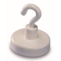 MAGNETOPLAN Hakenmagnet 25mm 52625 weiss