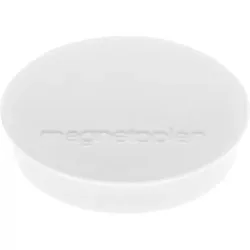 MAGNETOPLAN Magnet Discofix Standard 30mm 1664200 weiss, ca. 0.7 kg 10 Stk.
