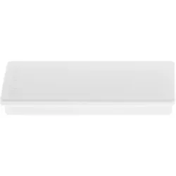 MAGNETOPLAN Rechteck-Magnethalter 1665100 weiss 10 Stk.