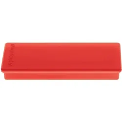 MAGNETOPLAN Rechteck-Magnethalter 1665106 rot 10 Stk.