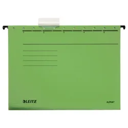 LEITZ H&auml;ngemappe Alpha A4 19853055 gr&uuml;n 5 St&uuml;ck