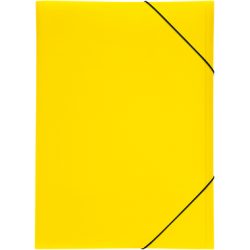 PAGNA Gummizugmappe A3 21638-04 gelb PP 3 Einschlagklappen