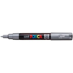 UNI-BALL Posca Marker 7mm PC-1M SILVER silber