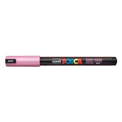 UNI-BALL Posca Fineliner 0,7mm PC1MRMET.PIN Metallic rosa