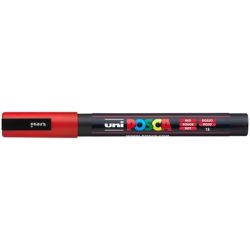 Uni Marker POSCA 0.9-1.3 mm Rot, Farbe