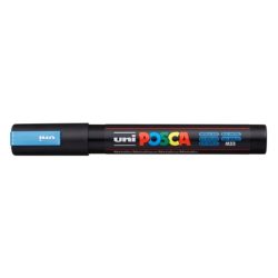 UNI-BALL Posca Marker 1,8-2,5mm PC5MMET.BLUE Metal.blau,R'spitze