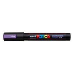 UNI-BALL Posca Marker 1,8-2,5mm PC5MMET.VIOL Metal.violett,Rund.
