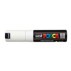 Uni Marker POSCA 8 mm Weiss, Farbe