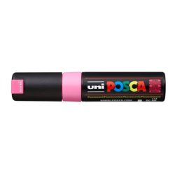 UNI-BALL Posca Marker 8mm PC-8K F.PINK fluo rosa, Keilspitze