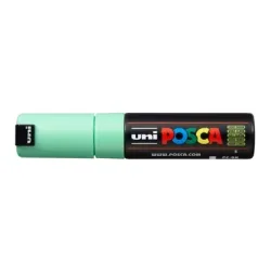 UNI-BALL Posca Marker 8mm PC8K L.GREEN hellgr&uuml;n, Keilspitze