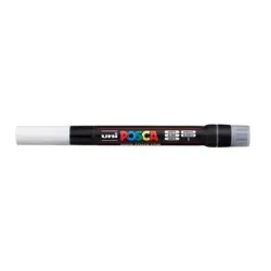 UNI-BALL Posca Pinsel-Marker 1-10mm PCF350 WHITE weiss