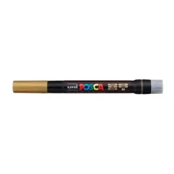 UNI-BALL Posca Pinsel-Marker 1-10mm PCF-350 GOLD gold