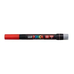 UNI-BALL Posca Pinsel-Marker 1-10mm PCF-350 RED rot