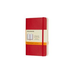 Moleskine Notizbuch Pocket/A6, Liniert, Soft Cover, Scharlachrot