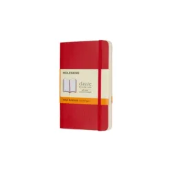 MOLESKINE Notizbuch P/A6 854597 Liniert,SoftCover,Scharlach