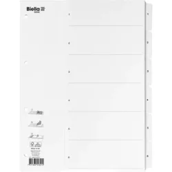 BIELLA Register Karton, SmartIndex A4 469406.01 1-6, weiss