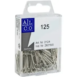 ALCO B&uuml;roklammern 26mm 212A eckig, verzinkt 125 St&uuml;ck