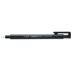TOMBOW Radiergummi pr&auml;z. 2,3mm EHKUR11B Mono Zero rund schwarz