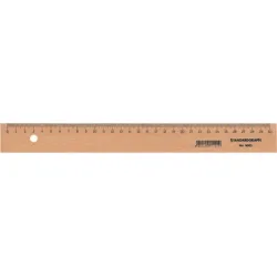DUX Holzlineal 30cm 9063 unlackiert