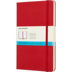 Moleskine Scarlet Red Notebook Large Dotted Hard