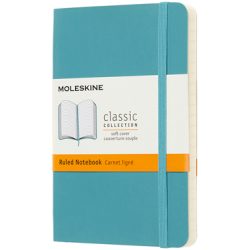 Moleskine Reef Blue Notebook Pocket Ruled Soft