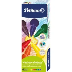 PELIKAN Wachsmalm&auml;use Falschachtel 804073 6 St&uuml;ck ass.