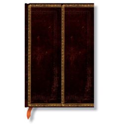 PAPERBLANKS Schwarzes Marokkoleder Mini PB840-9 lin. 100x140mm, 176 S.