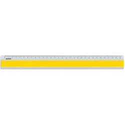 DUX Lineal Joy Color 30cm FA-JC/30Y Alu, gelb