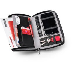 DUFCO Reisemappe mit Powerbank 48-2006.000 4000 mAH, grau