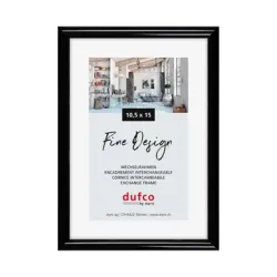 DUFCO Bilderrahmen 10.5x15cm 1400.40048 Fine Design schwarz