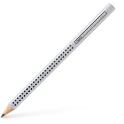 FABER-CASTELL Bleistift Jumbo Grip HB 111920 silber