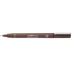 Uni Fineliner 0.5 mm, Sepia, Effekte