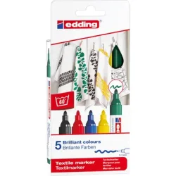 EDDING Textilmarker 4500 3948 Basic Color 5 St&uuml;ck