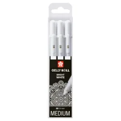 SAKURA Gelly Roll 0.4mm POXPGBWH3 White 3 St&uuml;ck