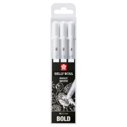 SAKURA Gelly Roll 0.5mm POXPGBWH3B White 3 St&uuml;ck