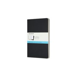 MOLESKINE Notizheft 3x 13x1.4x21cm 719213 gepunktet, schwarz, 80 Seiten
