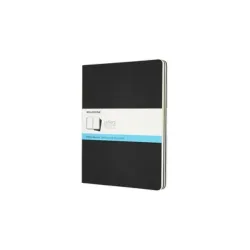 MOLESKINE Notizheft 25x2x19cm 719220 gepunktet, schwarz,120S. 3 Stk