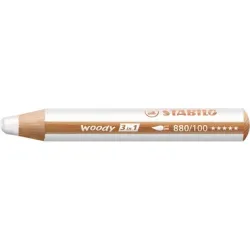 STABILO Farbstifte Woody 3 in 1 880/100 weiss