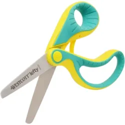 WESTCOTT Schere Softrgip Ergo 13cm E-2200300 gelb/t&uuml;rkis