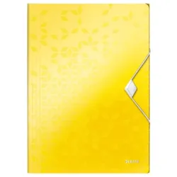 LEITZ Sammelmappe WOW A4 4599-00-16 gelb f&uuml;r 150 Blatt