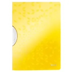 LEITZ Klemmhefter WOW ColorClip A4 4185-00-16 gelb 30 Blatt