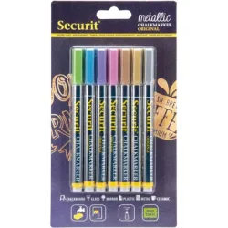 SECURIT - Kreidemarker Set, 23X17.5X1.5CM, Multicolor