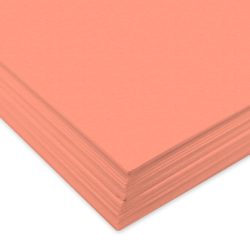 URSUS Tonzeichenpapier A4 2174642 130g. koralle 100 Blatt