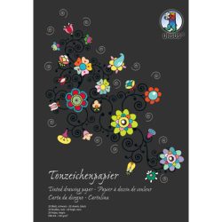 URSUS Tonzeichenpapier-Block A4 2134690SE 130g. schwarz 20 Blatt