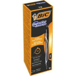 BIC Gel-ocity quick dry 949873 schwarz, 12 St&uuml;ck