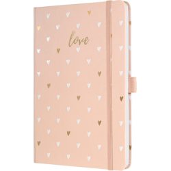 JOLIE Notizbuch Rose Love A5 JN335 rosa, liniert 174 Blatt