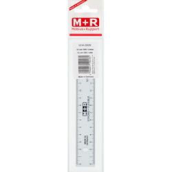 M+R Universallineal 15cm 712150320 glasklar. bruchfest